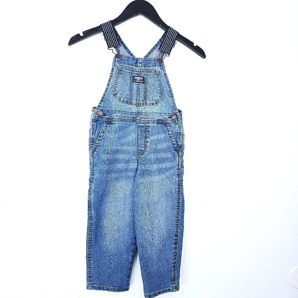 OSh Kosh Indigo Denim Vestback Overalls Jumper